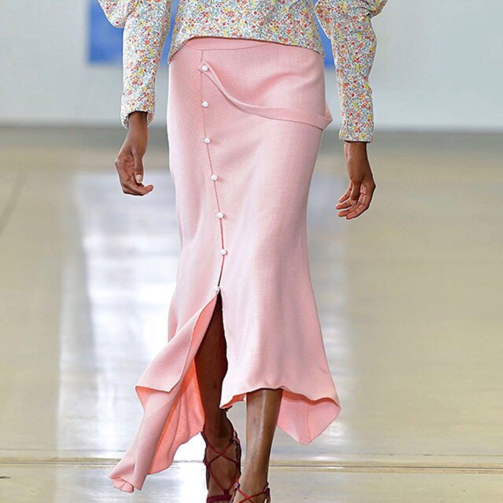 Hellessy Jane Midi Skirt with Pearl Details